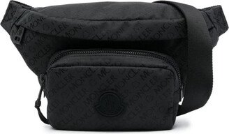 Marsupio con logo jacquard