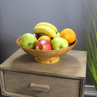 Natural Geo Rosewood 12 Decorative Fruit Bowl