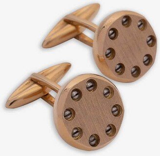 Cufflinks With Decoration By Screws Cufflinks