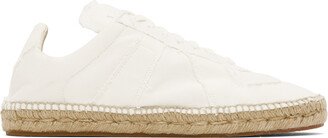 White Replica Espadrilles