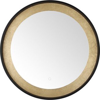 Erdem Gold Led Mirror With Dimmable Touch Switch