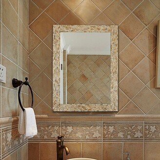 Copper Grove Haarlem Seashell Mosaic Wall Mirror