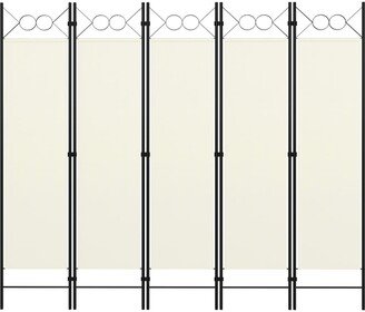 Aoolive 5-Panel Room Divider Folding Room Divider Screens 78.7