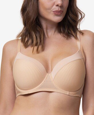 Women's Carmen Light Padded Soft Silk Demi Bra, D001926MI066