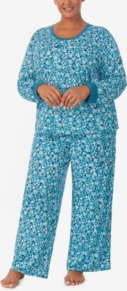 Plus Size 2-Pc. Printed Pajamas Set