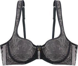 Tallulah Love Gunmetal Balconette Bra