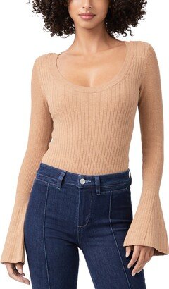 Mimi Bell Sleeve Cotton Blend Bodysuit