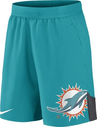 Men's Dri-FIT Stretch (NFL Miami Dolphins) Shorts in Green
