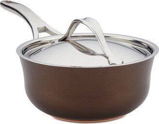 Nouvelle Copper Luxe Hard-Anodized Non-Stick 2.5-Qt. Saucier