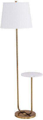 Dorsey Tray Floor Lamp with Shade