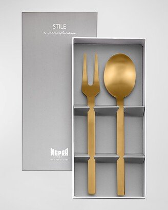 Stile Oro Ice 2-Piece Serving Set