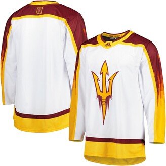 Men's White Arizona State Sun Devils Alternate Desert Inferno Hockey Primegreen Jersey