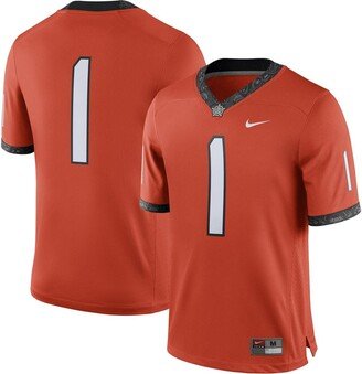 Men's #1 Orange Oklahoma State Cowboys Alternate Game Jersey