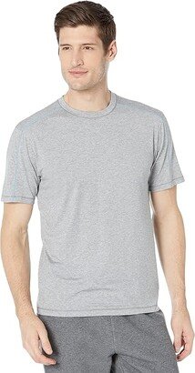 Recess Tech Top (Heather Gray/Lake Blue) Men's Clothing