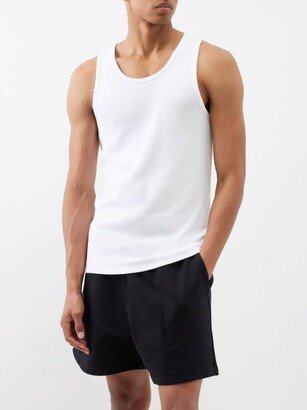 Ribbed Lyocell-blend Jersey Vest