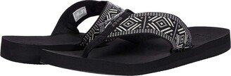 Spring Woven (Black/White) Women's Shoes