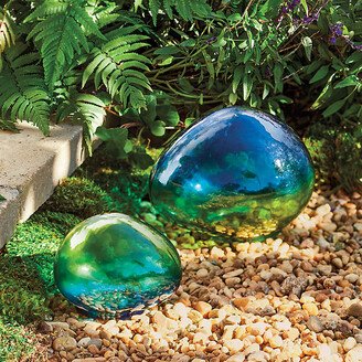 Glass Garden Stones