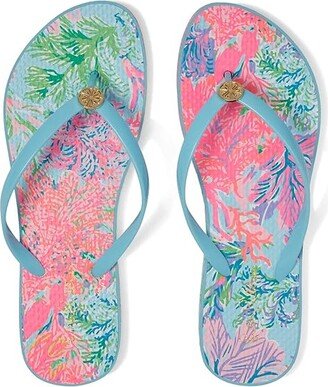 Pool Flip-Flop (Celestial Blue Cay To My Heart Shoe) Women's Shoes