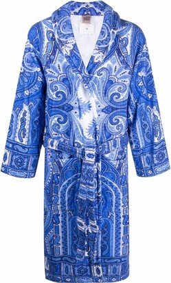 Paisley Print Bathrobe