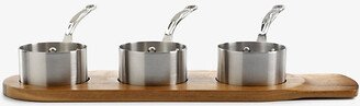 Samuel Groves Mini set of Three Stainless-steel Saucepans