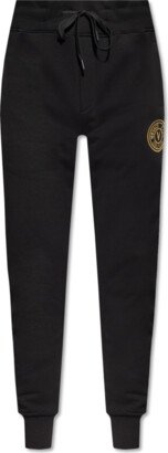 Sweatpants With Logo - Black-AK