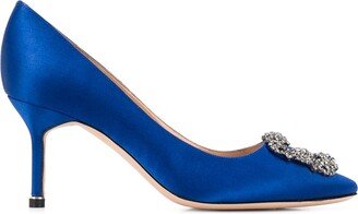 Hangisi 70 jewel-buckle pumps