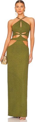 Asterick Knit Maxi Dress