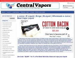 Central Vapors Promo Codes & Coupons