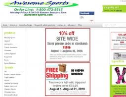 Awesome Sports Promo Codes & Coupons
