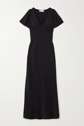 + Net Sustain Organic Silk Crepe De Chine Maxi Dress - Black