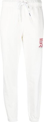 Logo-Print Track Pants-EQ