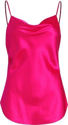 Marta Silk Cowlneck Cami Top-AA