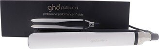 Platinum Plus Professional Performance Styler Flat Iron - White For Unisex 1 Inch Flat Iron