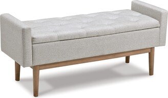 Briarson Tufted Upholstered Accent Bench with Storage