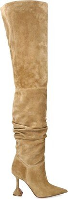 Suede Olivia Over-The-Knee Boots 95