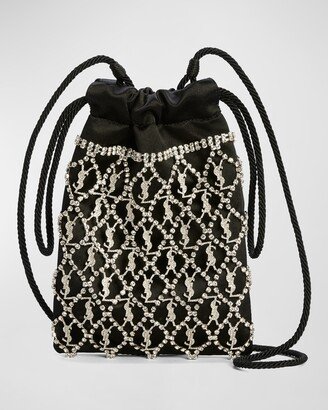 Monogram Crystal Bucket Bag