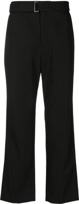 Straight-Leg Cropped Trousers-BE