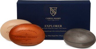 Caswell Massey 3-Pc. Sandalwood Explorer Bath Soap Gift Set