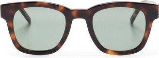 YSL-plaque square-frame sunglasses