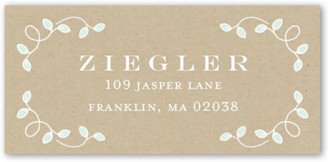 Address Labels: Swirled Ritual Boy Address Label, Beige, Matte