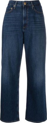 Mid-Rise Wide-Leg Jeans-AK