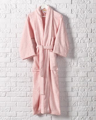 Long-Staple Combed Terry Unisex Adult Long Staple Combed Cotton Bathrobe-AF