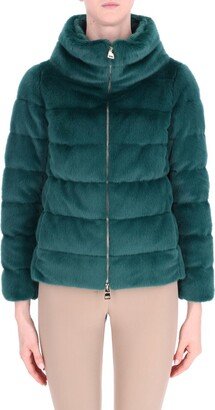 Faux-Fur Puffer Jacket-AC