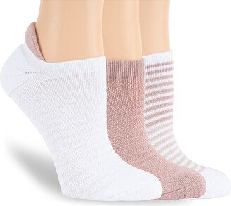 Stripe No Show Socks 3 Pack