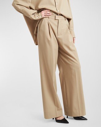 ARMARIUM Clara Wool Wide-Leg Pants