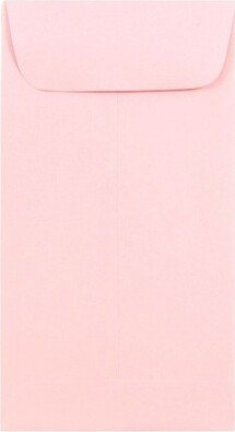 JAM Paper & Envelope JAM Paper #7 Coin Business Envelopes 3.5 x 6.5 Baby Pink 1526773I