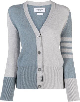 cashmere V-neck cardigan-AB