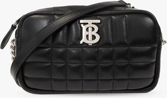 ‘Lola Mini’ Quilted Shoulder Bag - Black-AA