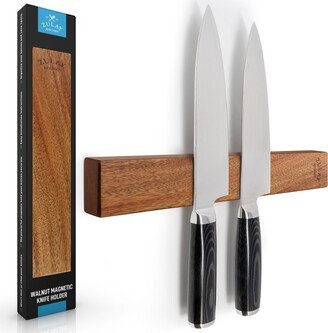 12inch Seamless Acacia Wood Magnetic Knife Holder