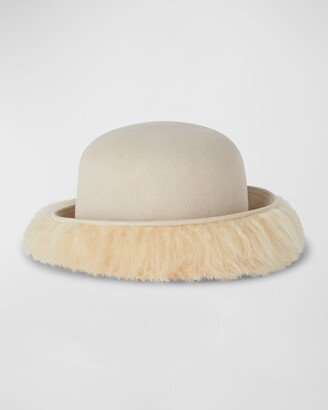 Ciel Baby Cashmere & Lamb Structured Hat